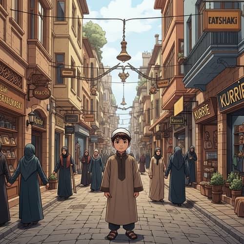 Multicultural Harmony: Arab, Turk, and Kurdish Fusion in Street Intersection