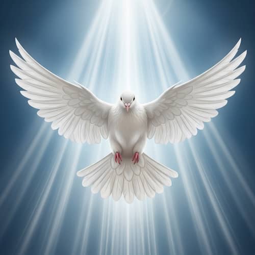 Beautiful Dove Illustration - Symbol of Peace and Spirituality