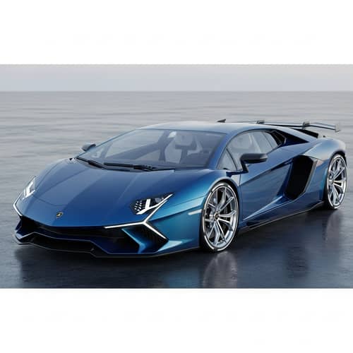 Futuristic 2034 Lamborghini: Speed & Luxury Statement