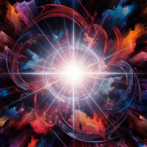 Ethereal Light and Dynamic Environment - Spiritual Energy Scene