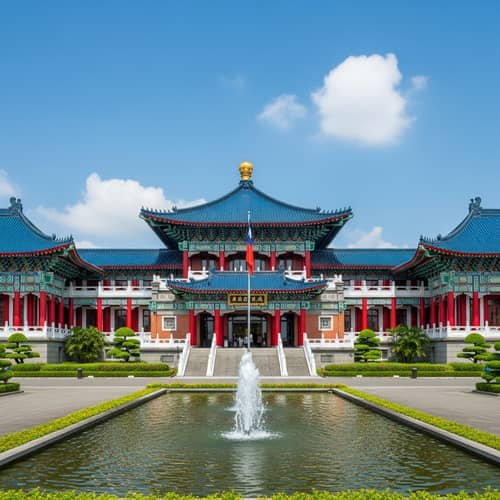 Taiwanese-Designed Orientalist Embassy - Cultural Craftsmanship & Serenity