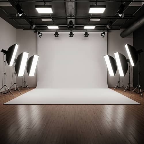 Professional Indoor Studio Environment for Creative Photoshoots