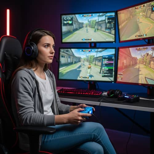 Thrilling Competitive E-Sports with a Skilled Gamer | Website Name