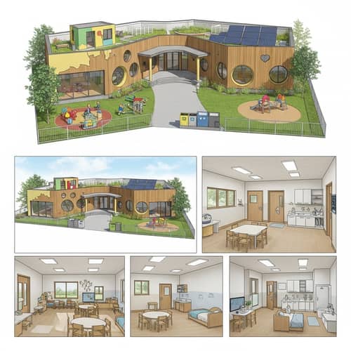 Proposed Nursery Center Project | Eco-Friendly Architecture Design