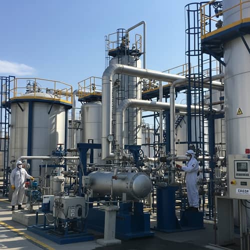 Gasoline Fraction Cleaning Process: Industrial Machinery & Safety Standards
