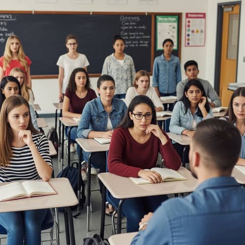 Diverse Student Discussion in Classroom Setting