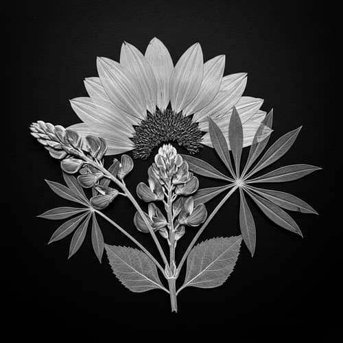 Unique Pressed Flower Chimera Photography | Botanical Art