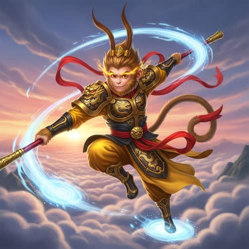 Mythological Monkey Character in East Asian Folklore