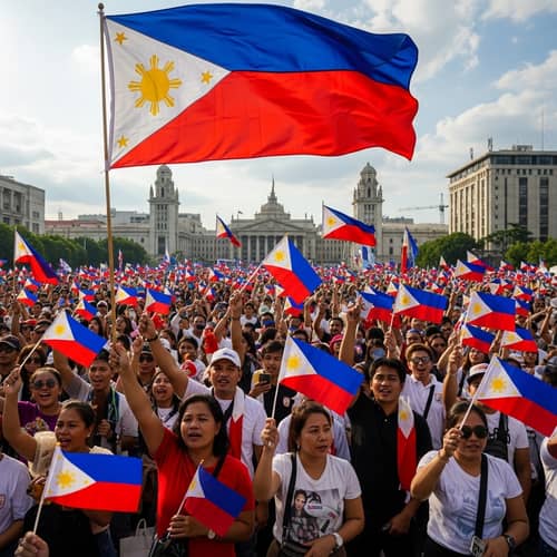 Filipino Diversity Rally | Vibrant Patriotism in the Philippines