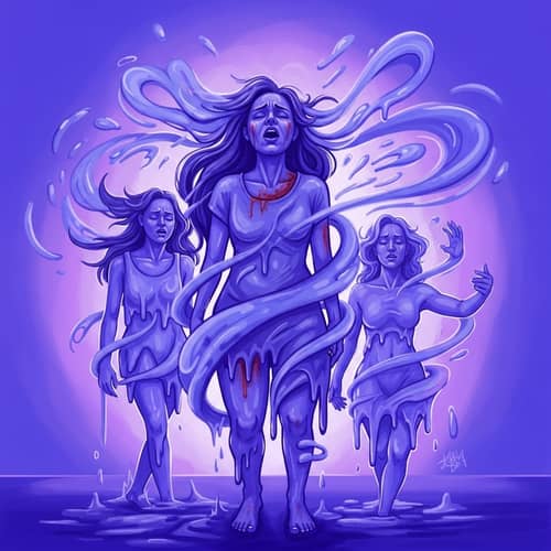 Surrealist Digital Painting: Transformation of Pain into Power