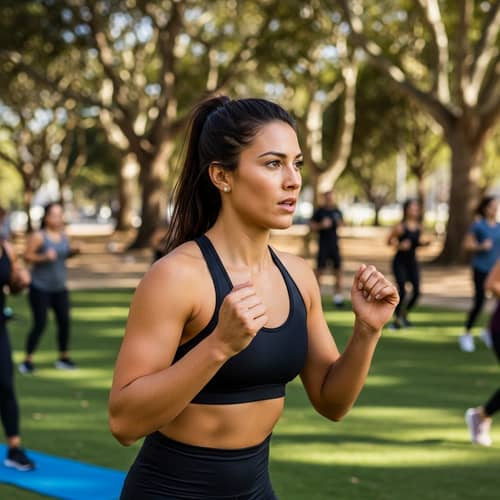 Mujer en Brasier: Empower Your Outdoor Workout