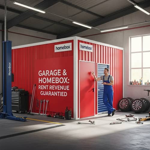 Homebox Self-Storage Solution for Rent Revenue | Garage Scene