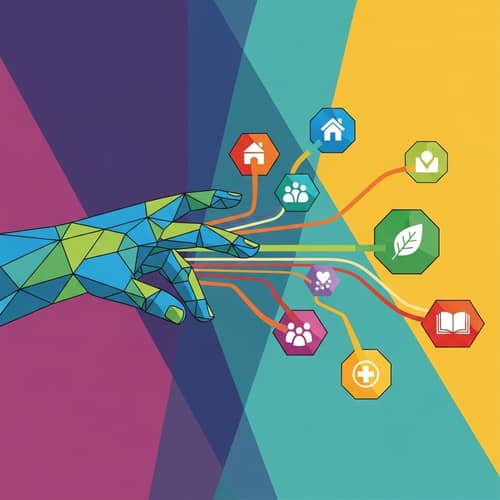 Philanthropic Collaborations and Initiatives with Bold Illustrative Style