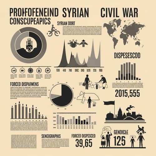 Syrian Civil War Infographic: Social Consequences Explored