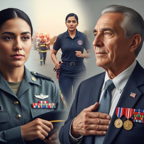 Diverse Heroes: Active Duty Military, First Responders, Veterans