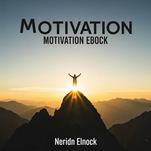 Motivational Ebook Cover Design with Inspiring Landscape