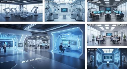 AI Innovation Center | Modern Hi-Tech Building | Specialized Rooms