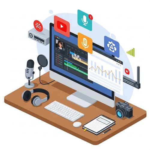 AI Tools for YouTubers: Video Editing, Voice-to-Text, Analytics