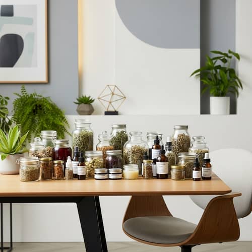 Herbal Remedies Collection | Modern Design Aesthetic