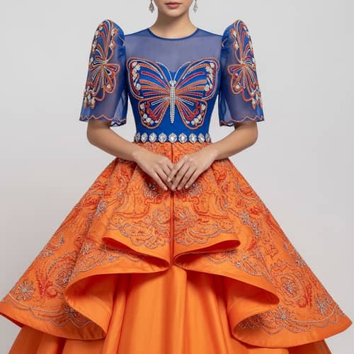 Elegant Filipiniana-Inspired Prom Gown | Couture Style