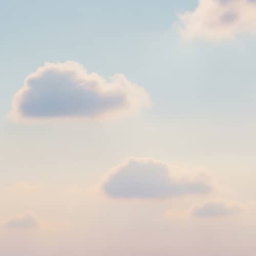 Pastel Background with Ethereal Clouds