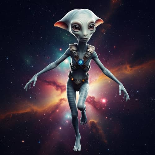Extraterrestrial Being - Unique Creature from Outer Space