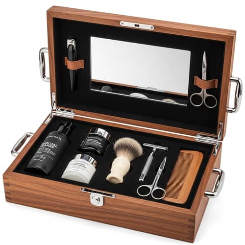 Men's Cosmetic Box: Skincare & Grooming Essentials