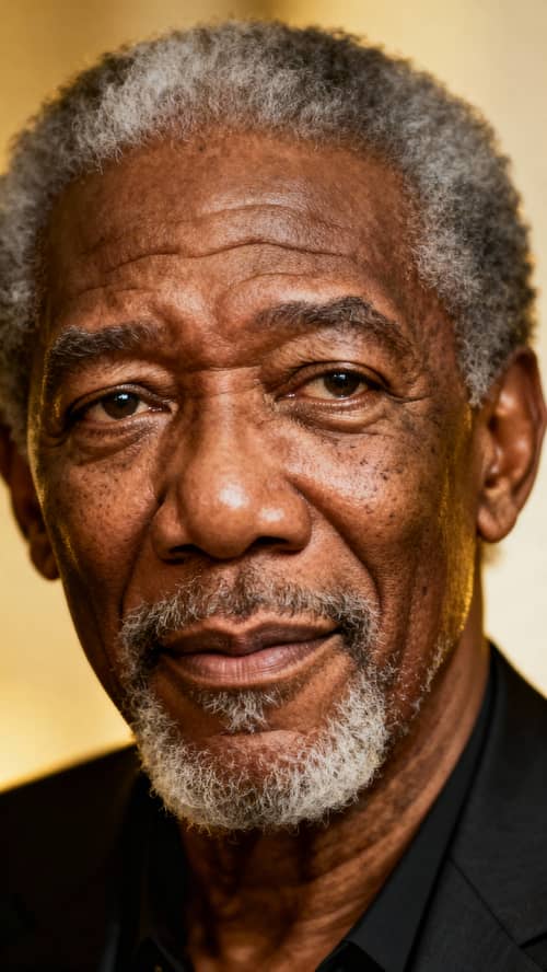 Stunning Portrait of a Morgan Freeman Lookalike