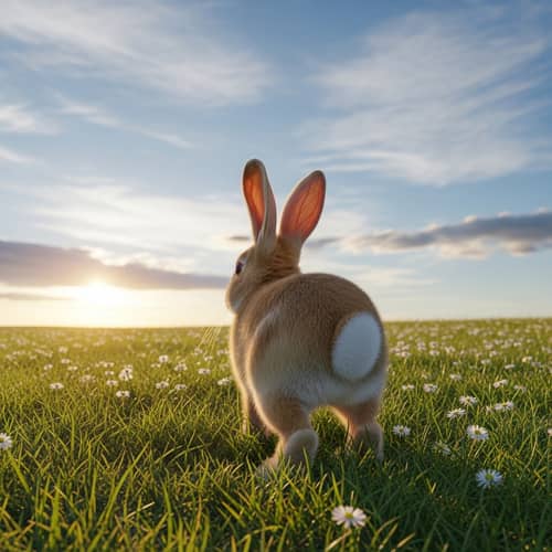 First Descendant Bunny Walking Away | Fields of Green
