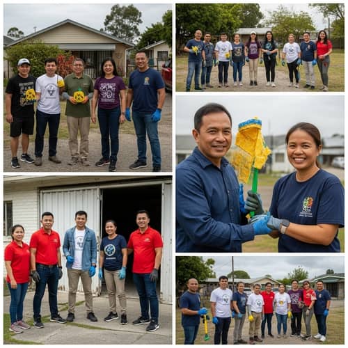 Filipino Community Leaders and Volunteers Promoting Unity and Diversity
