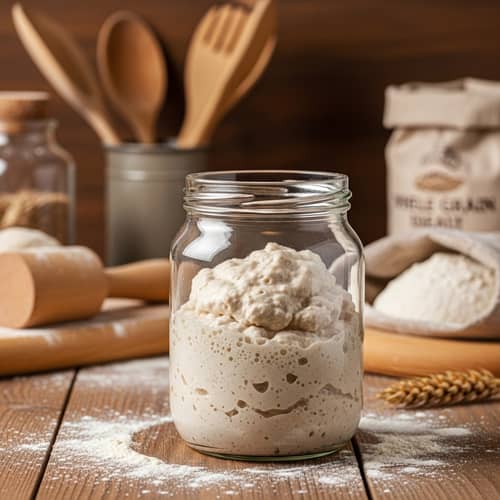 Homemade Sourdough Starter for Traditional Bread-Making