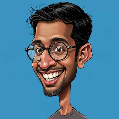 Sundar Pichai Funny Caricature - A Humorous Take