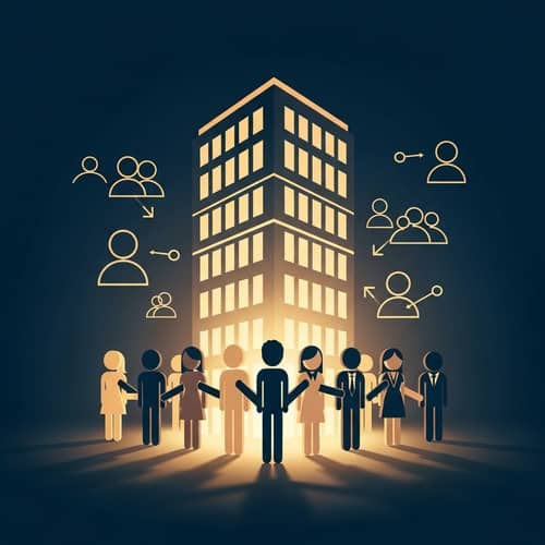 Inclusive Human Capital Organization Visual Representation