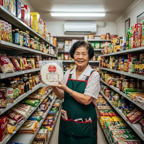 Mrs. Bay's Authentic Rice Paper at Local Grocery Store