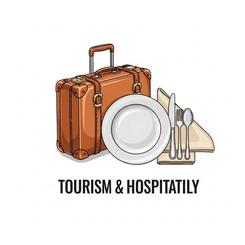 Unique Tourism & Hospitality Logo Design