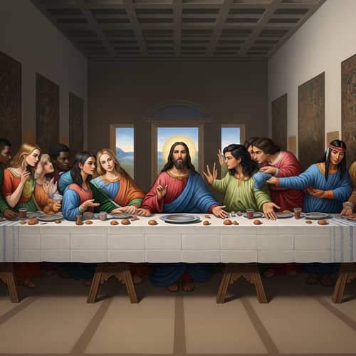The Last Supper Painting by Leonardo da Vinci