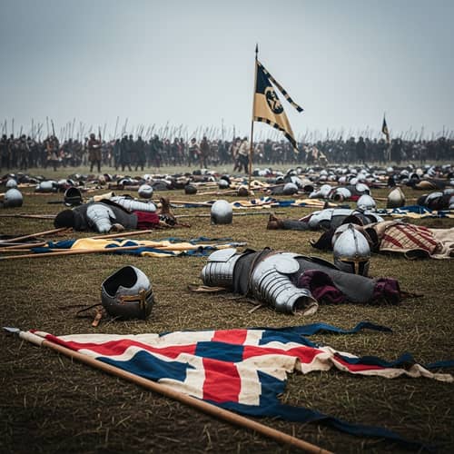 Remnants of a Fierce Encounter: Historic Battle Field After Conflict