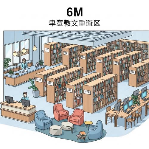 Dynamic Book Library Furniture | Reading Area, Pod Seat & Computer Table