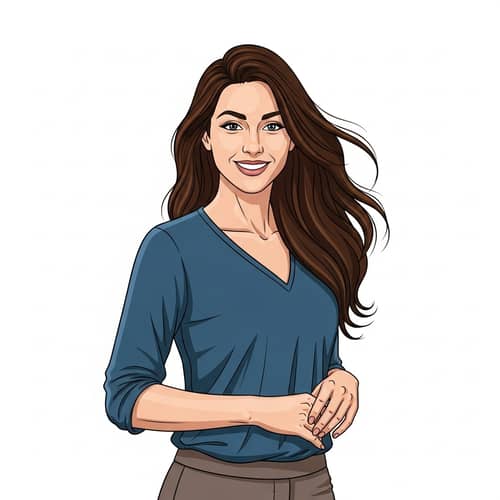 Woman Embodying Strength, Wisdom, and Charm | Tranquil Setting