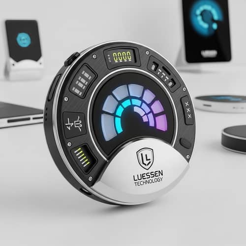 Luessen Technology LTE Token: Sleek Zinc & Aluminium Gadget