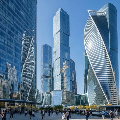 Abstract and Modern Urban Architectural Masterpieces