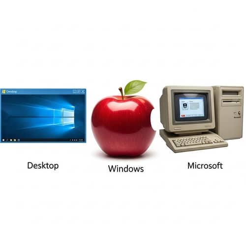 Windows vs Apple vs Microsoft: Tech Giants Depicted