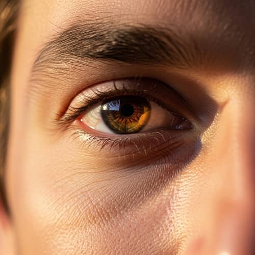 Calm Eyes: A Close-Up Portrait of Serenity