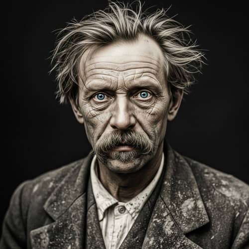 Maxim Gorky Portrait: Shabby Yet Vivacious Depiction