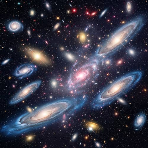 3D Space with Galaxies and Quasars - Explore the Universe