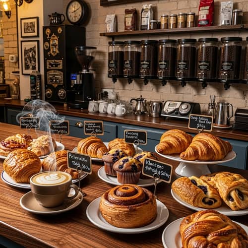 Vintage Decor Cafe | Exotic Coffee Beans & Fresh Pastries