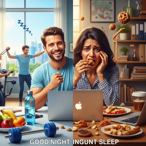 Healthy vs Tired: Effects of Sleep on Wellbeing