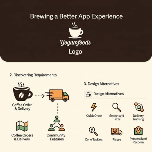 Yoyumfoods Coffee Shop App Design Analysis - Infographic