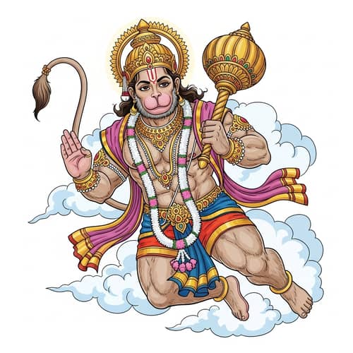 Hanuman - Hindu God Art | Devotee of Rama