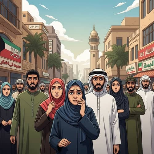 Kuwaiti Citizens Fear External Threats - Resilience and Togetherness